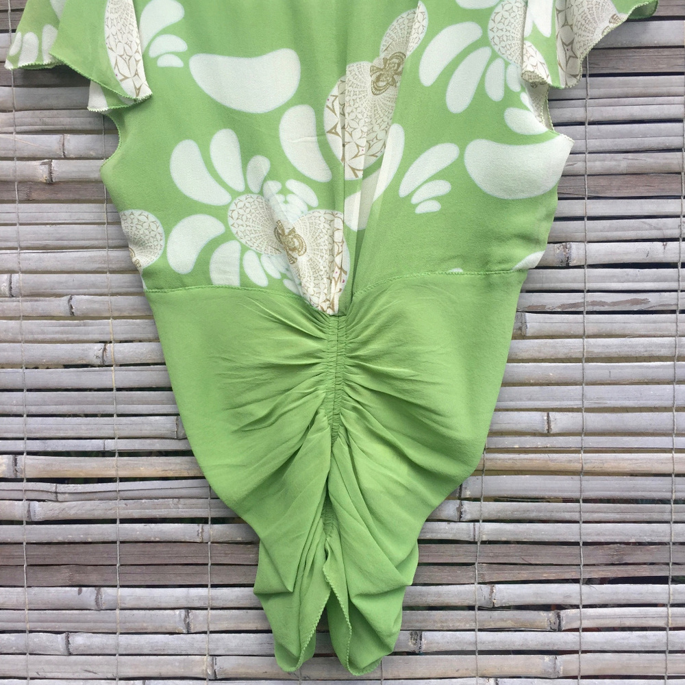 VINTAGE . MAX STUDIO . SILK TOP . ⚠️IMPERFECT⚠️ - Picture 7 of 8